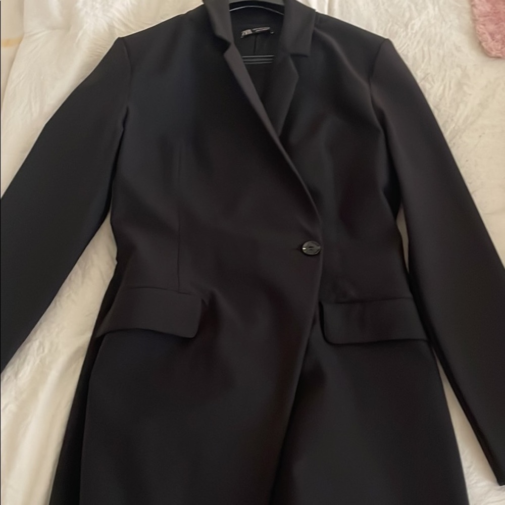 Zara Black Blazer Jumpsuit